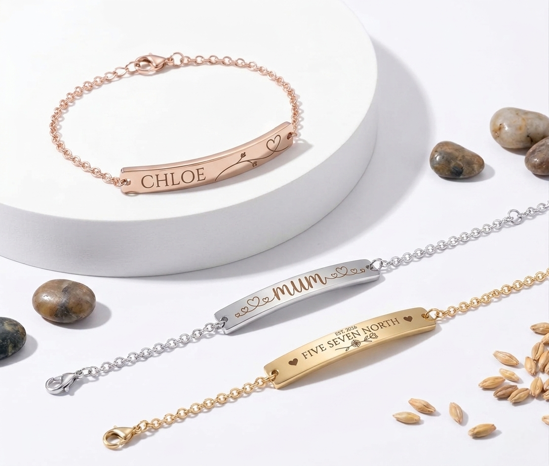 Stainless Steel Tag Bracelet